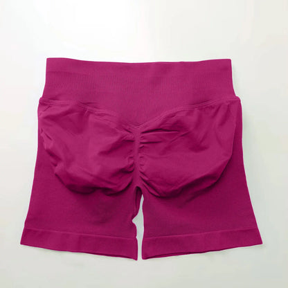 Elevate Your Workout with NCLAGEN Women's Impact Shorts - Seamless 4.5" Biker Shorts for Ultimate Comfort and Style