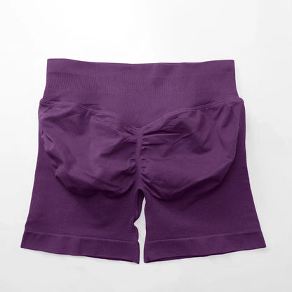 Elevate Your Workout with NCLAGEN Women's Impact Shorts - Seamless 4.5" Biker Shorts for Ultimate Comfort and Style