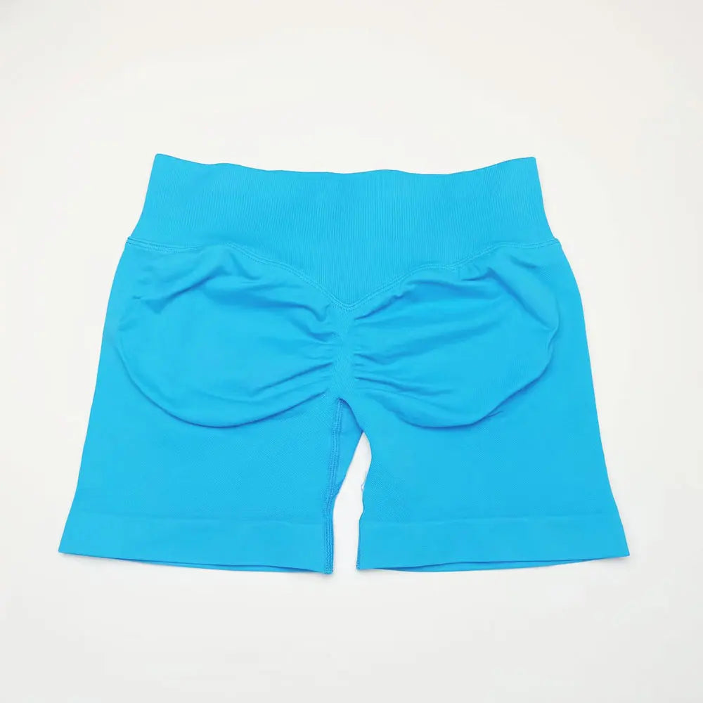 Elevate Your Workout with NCLAGEN Women's Impact Shorts - Seamless 4.5" Biker Shorts for Ultimate Comfort and Style