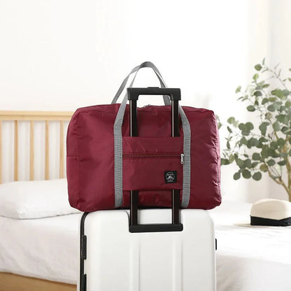 Ultimate Foldable Travel Duffel Bag - Lightweight, Spacious, and Stylish for Women & Girls - Perfect for Weekend Getaways and Overnight Trips