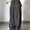 Elevate Your Style with Our Women's Black High Waist Pleated Wide Leg Pants – Perfect for Casual Streetwear and Office Chic!
