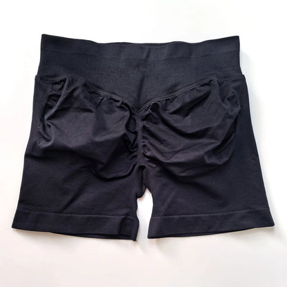 Elevate Your Workout with NCLAGEN Women's Impact Shorts - Seamless 4.5" Biker Shorts for Ultimate Comfort and Style
