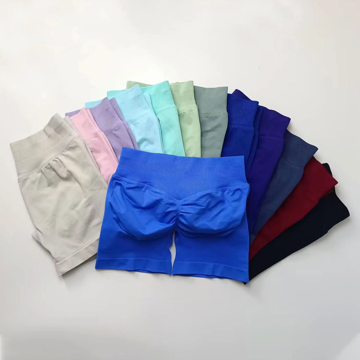 Elevate Your Workout with NCLAGEN Women's Impact Shorts - Seamless 4.5" Biker Shorts for Ultimate Comfort and Style