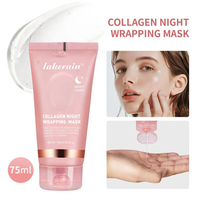 Revitalize Your Skin Overnight with the Korean Deep Collagen Peel-Off Mask - Anti-Wrinkle, Lifting Treatment for All Skin Types