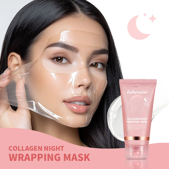 Revitalize Your Skin Overnight with the Korean Deep Collagen Peel-Off Mask - Anti-Wrinkle, Lifting Treatment for All Skin Types
