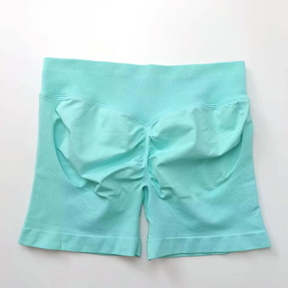 Elevate Your Workout with NCLAGEN Women's Impact Shorts - Seamless 4.5" Biker Shorts for Ultimate Comfort and Style