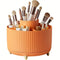 Revolutionary 360° Rotating Makeup Brush Holder - Stylish Cosmetic Organizer for Brushes, Lipsticks, and Jewelry