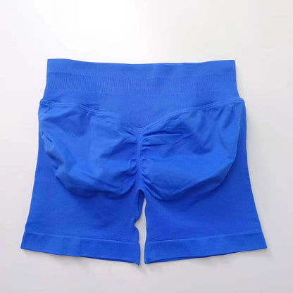 Elevate Your Workout with NCLAGEN Women's Impact Shorts - Seamless 4.5" Biker Shorts for Ultimate Comfort and Style