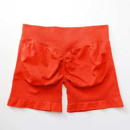 Elevate Your Workout with NCLAGEN Women's Impact Shorts - Seamless 4.5" Biker Shorts for Ultimate Comfort and Style