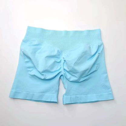 Elevate Your Workout with NCLAGEN Women's Impact Shorts - Seamless 4.5" Biker Shorts for Ultimate Comfort and Style