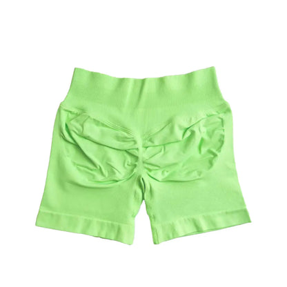 Elevate Your Workout with NCLAGEN Women's Impact Shorts - Seamless 4.5" Biker Shorts for Ultimate Comfort and Style