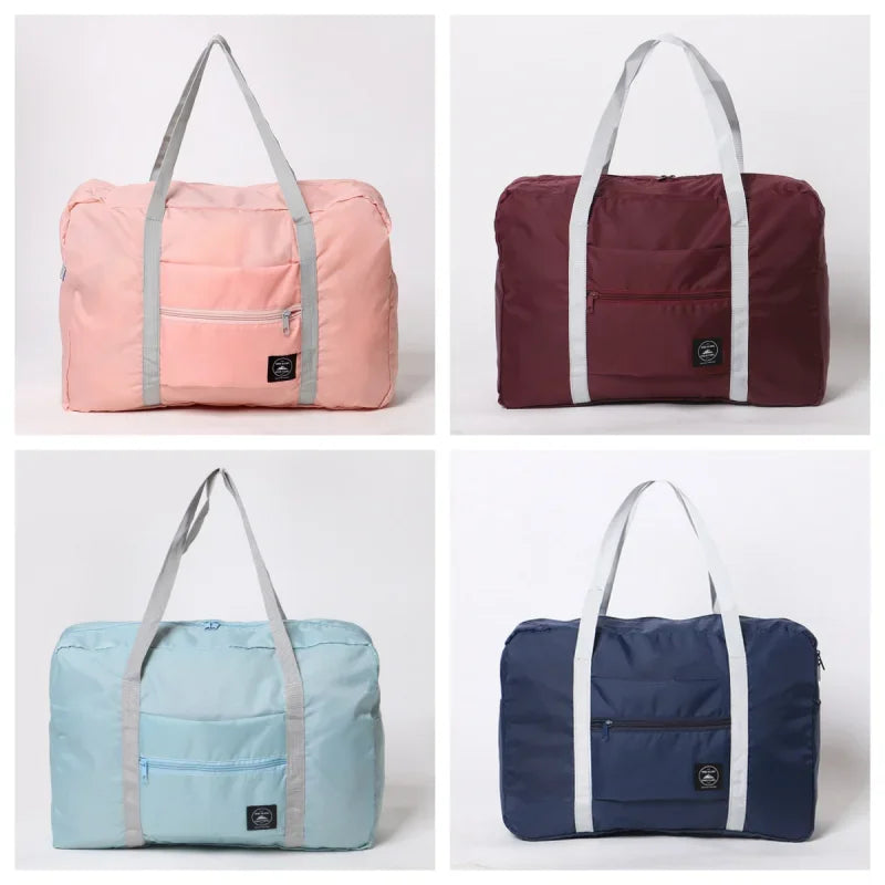 Ultimate Foldable Travel Duffel Bag - Lightweight, Spacious, and Stylish for Women & Girls - Perfect for Weekend Getaways and Overnight Trips