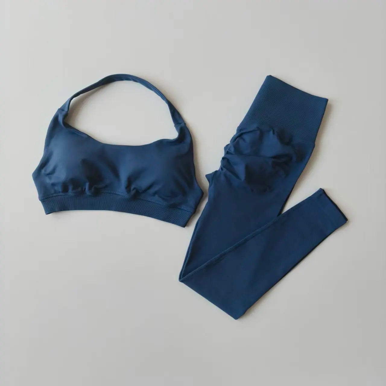 Elevate Your Workout with the Seamless Women's Yoga Suit: Chic Sports Bra and High-Waist Leggings Set for Ultimate Comfort and Style