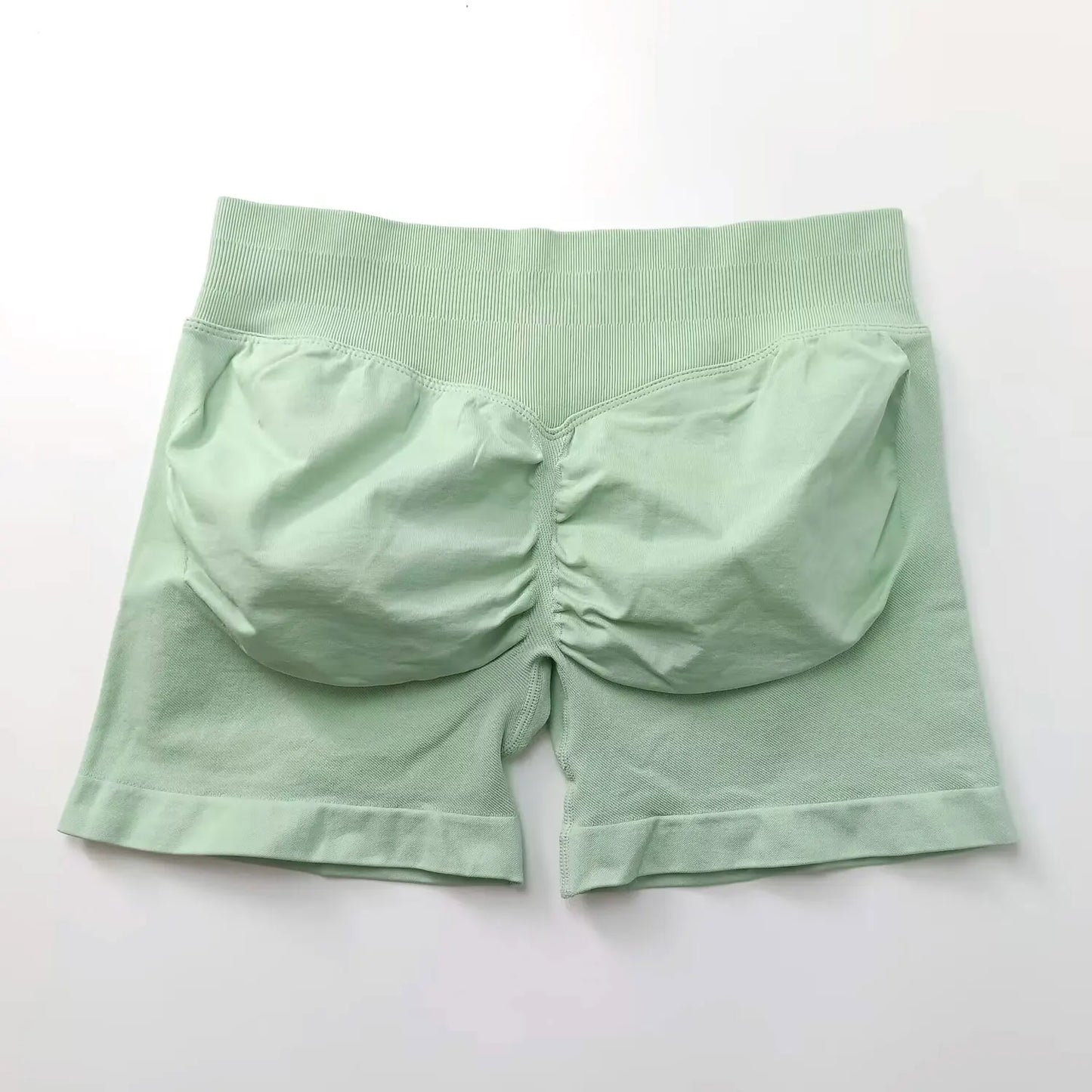 Elevate Your Workout with NCLAGEN Women's Impact Shorts - Seamless 4.5" Biker Shorts for Ultimate Comfort and Style