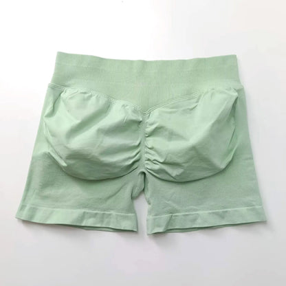Elevate Your Workout with NCLAGEN Women's Impact Shorts - Seamless 4.5" Biker Shorts for Ultimate Comfort and Style