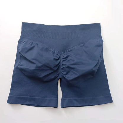 Elevate Your Workout with NCLAGEN Women's Impact Shorts - Seamless 4.5" Biker Shorts for Ultimate Comfort and Style