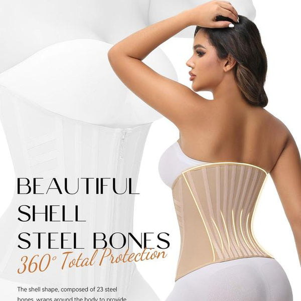 Transform Your Workout with SHAPSHE Women's Tummy Control Waist Trainer Corset - Ultimate Comfort & Style for Gym Enthusiasts