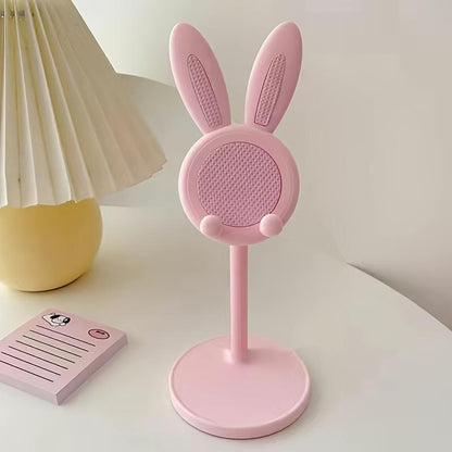 Whimsical Rabbit Design Adjustable Phone Holder - Perfect Desktop Stand for Home & Office