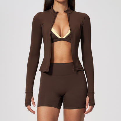 New Tight-Fitting Yoga Workout Three-Piece Set