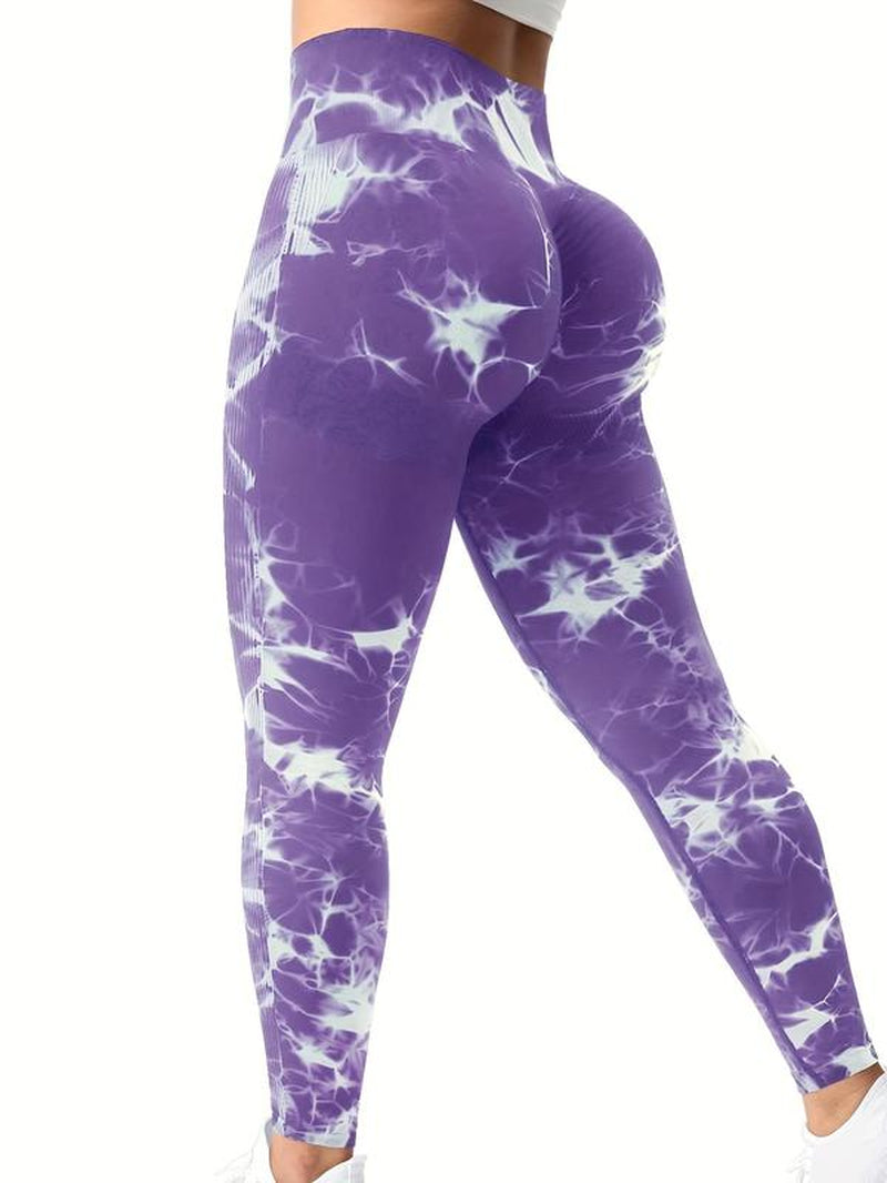 Fall Sporty Women'S High Waist Ruched Sports Leggings, Sport Plain High Stretch Skinny Pants for Yoga Running Gym Workout, Workout Clothes for Women, Women Sport & Outdoor Clothing for Back to School, Plz Order a Size Up, Fall Outfits 2024, 90S Clothes