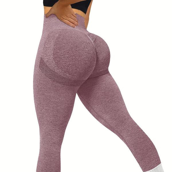 Fall Sporty Women'S High Waist Ruched Sports Leggings, Sport Plain High Stretch Skinny Pants for Yoga Running Gym Workout, Workout Clothes for Women, Women Sport & Outdoor Clothing for Back to School, Plz Order a Size Up, Fall Outfits 2024, 90S Clothes