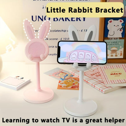 Whimsical Rabbit Design Adjustable Phone Holder - Perfect Desktop Stand for Home & Office