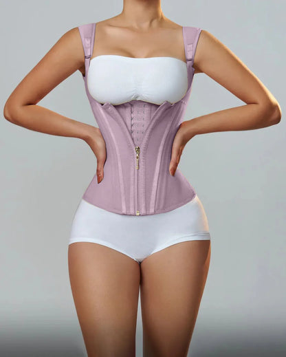 Transform Your Figure with the Shapshe® Women's Waist Trainer Corset Vest – Ultimate Body Shaper with Steel Bones
