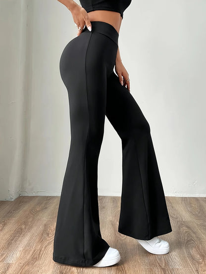 Elevate Your Style with Our High-Waisted Flare Pants - Perfect for Any Occasion!