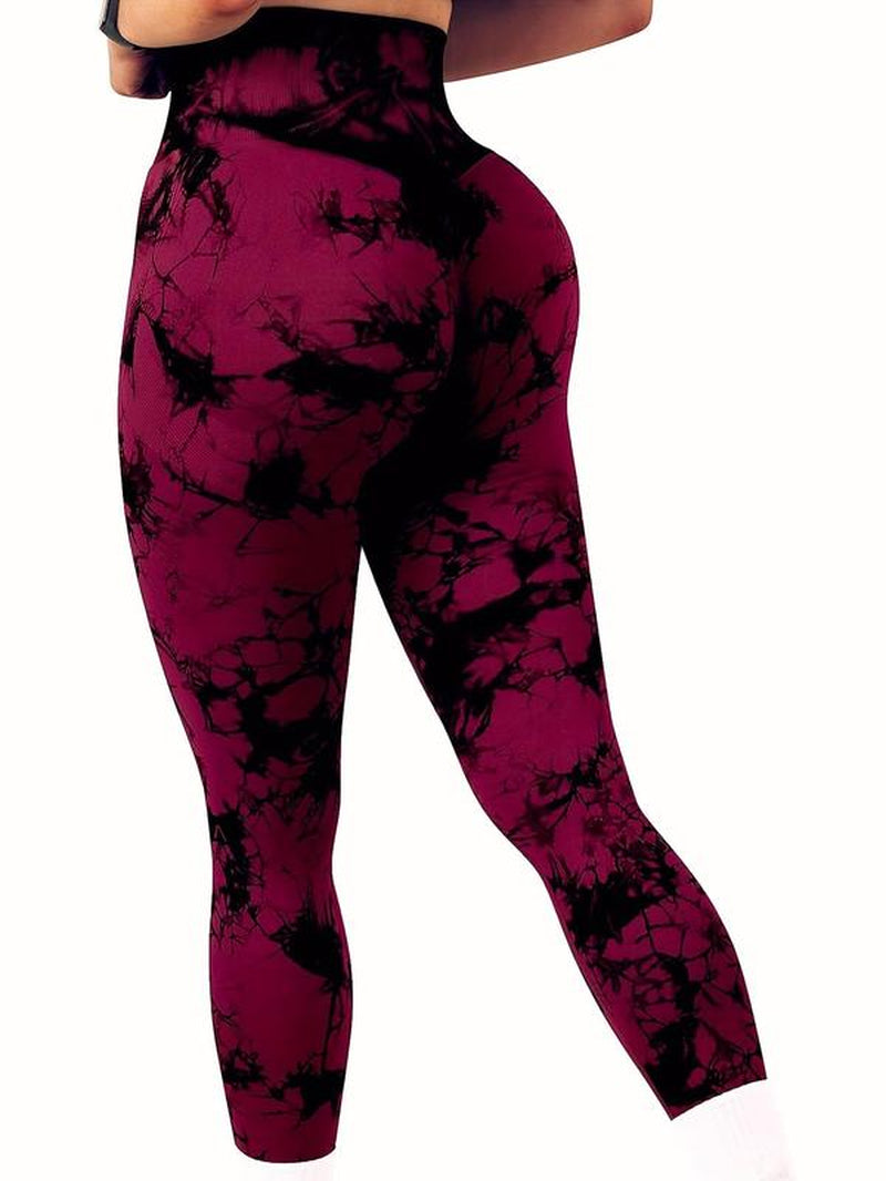 Fall Sporty Women'S High Waist Ruched Sports Leggings, Sport Plain High Stretch Skinny Pants for Yoga Running Gym Workout, Workout Clothes for Women, Women Sport & Outdoor Clothing for Back to School, Plz Order a Size Up, Fall Outfits 2024, 90S Clothes