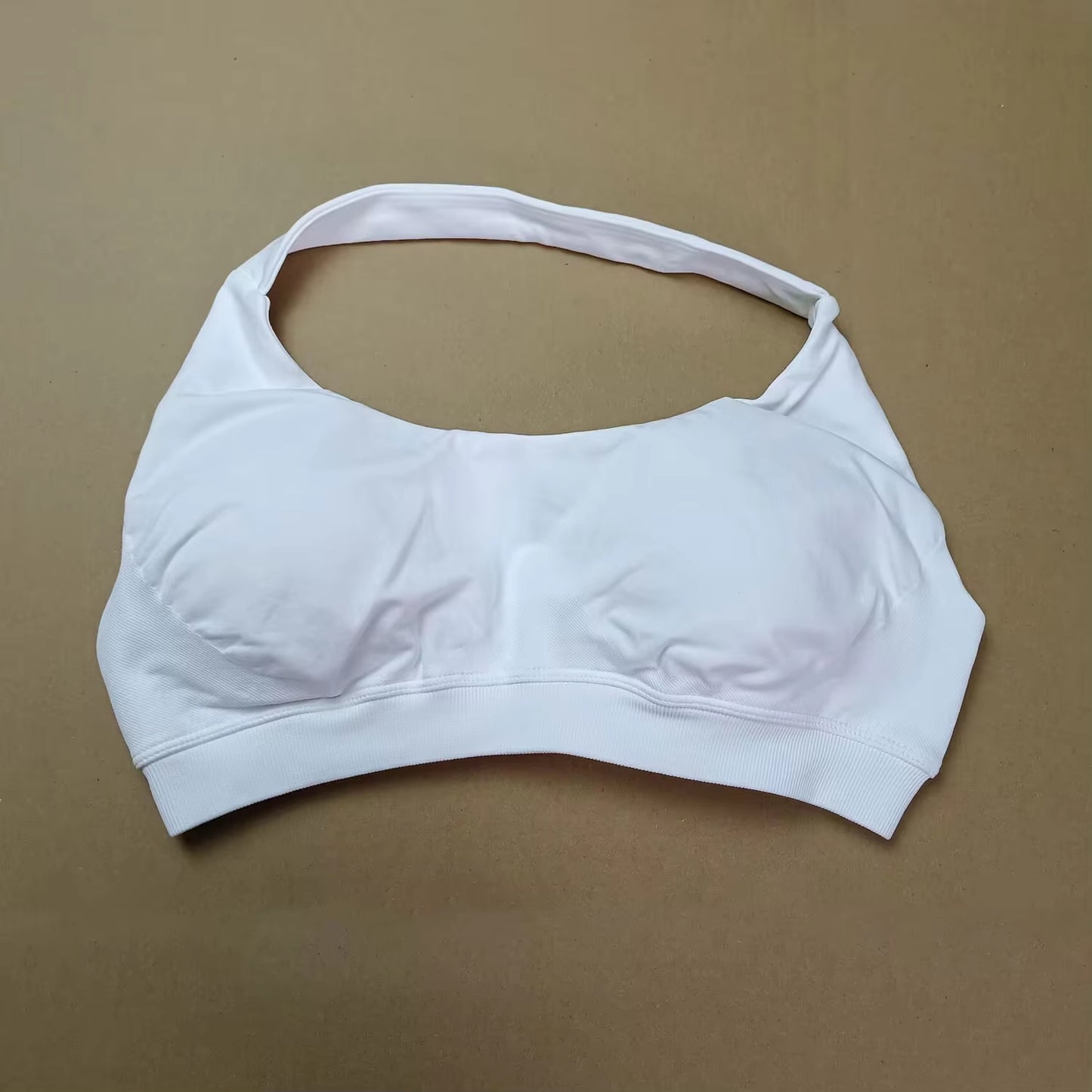 Elevate Your Workout with the NCLAGEN Women's Seamless Halter Sports Bra - High Support Push-Up Design for Ultimate Comfort and Style