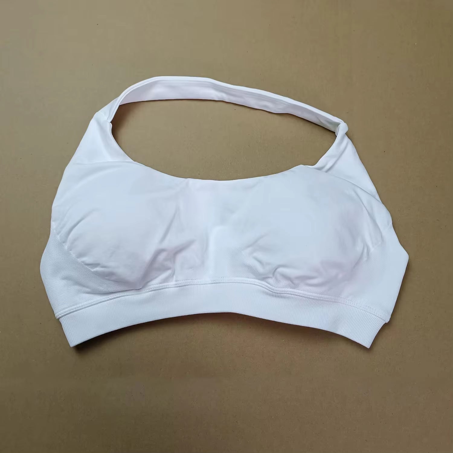 Elevate Your Workout with the NCLAGEN Women's Seamless Halter Sports Bra - High Support Push-Up Design for Ultimate Comfort and Style