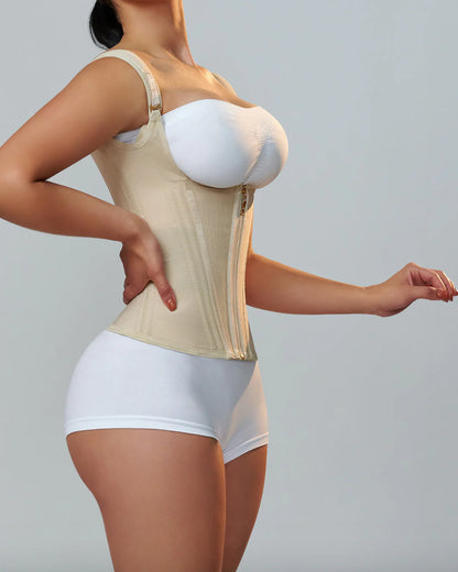 Transform Your Figure with the Shapshe® Women's Waist Trainer Corset Vest – Ultimate Body Shaper with Steel Bones