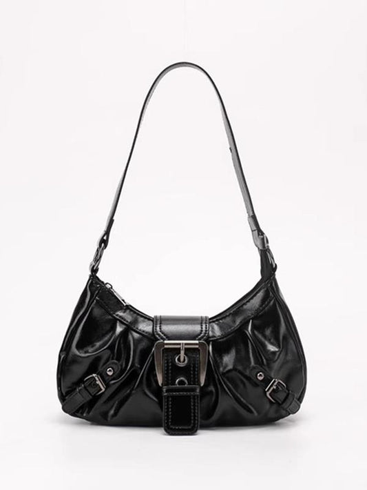 Women'S Y2K Retro Shoulder Bag, Fashionable Solid Color Shoulder Bag for Daily Used, Casual Trendy Versatile High-Quality Daily Commuting Bag