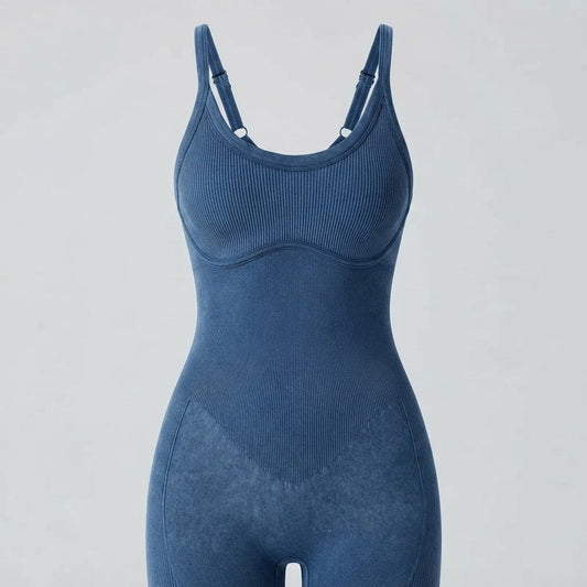 Washed Seamless Yoga Bodysuit