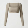 Quick Dry Square Neck Gym Top
