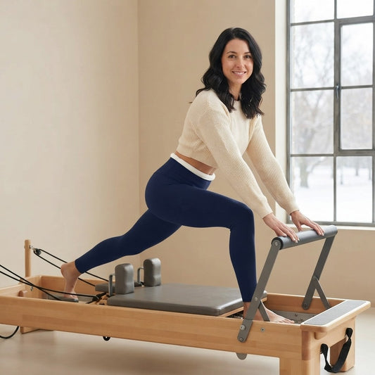 VERA Cozy Sculpt Leggings in a Pilates studio