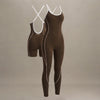 Compression Cross Strap Yoga Jumpsuit